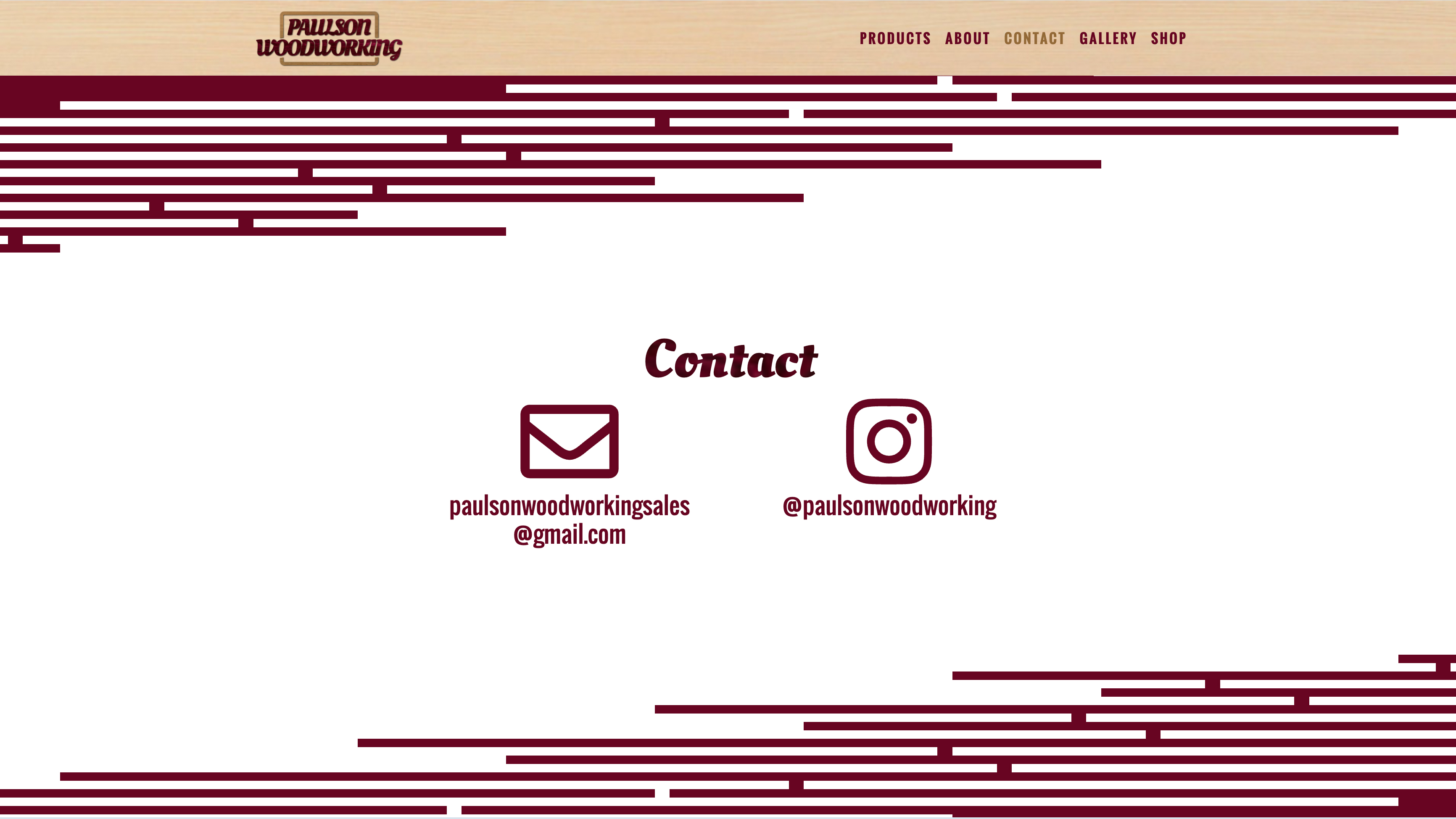 Paulson Woodworking Contact Page Thumbnail