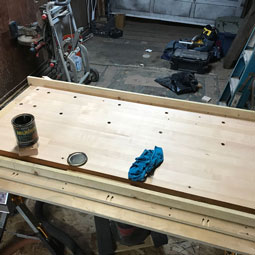 First wooden top.