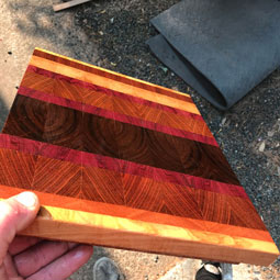 Ninteenth cutting board example.