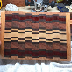 Eigth cutting board example. Second view.