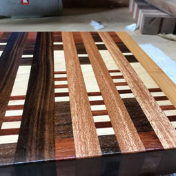 Fifth cutting board example. Fourth view.