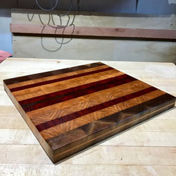 Eighteenth cutting board example.