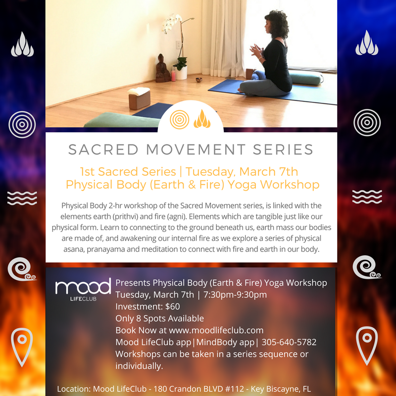 Sacred Movement Series Flyer Side One