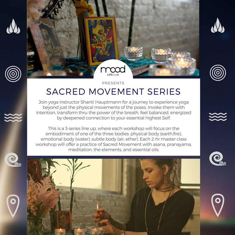 Sacred Movement Series Flyer Side Two